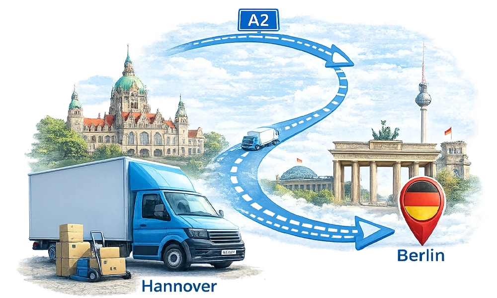 Umzug Hannover nach Berlin